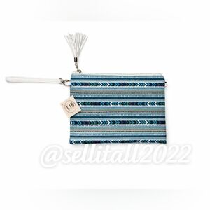 Large Aztec Wristlet Bag w/ Shoulder Strap – Versatile & Stylish!